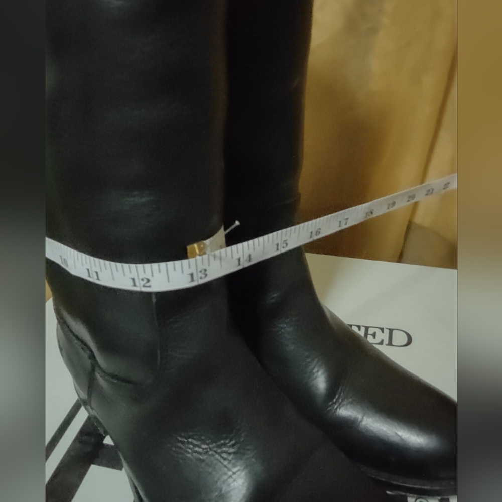Women's Frye Knee-high two-tone Melissa 76436 Riding Boot like new Worn 4 hours - Picture 5 of 7